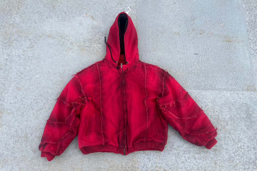 [COMING SOON]Over Sized Raw Edge Jacket