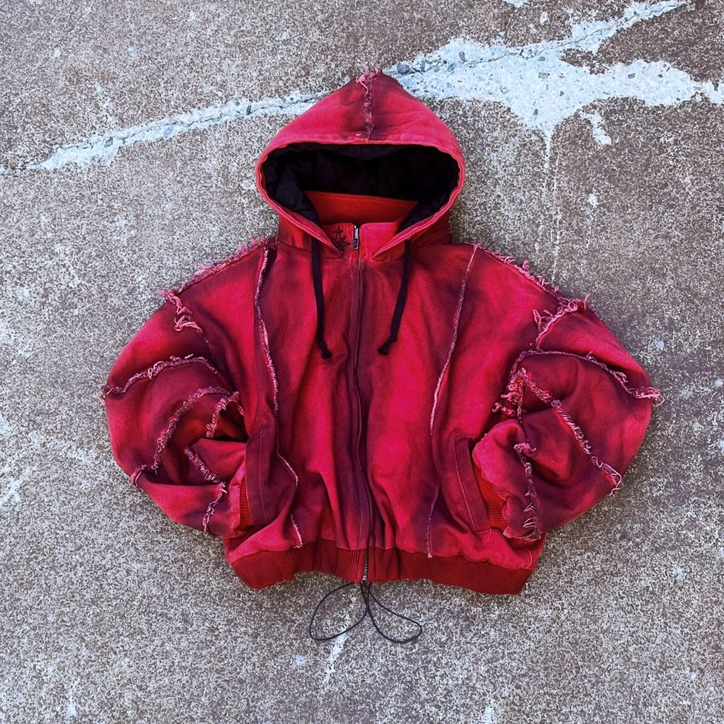 Over Sized Raw Edge Jacket